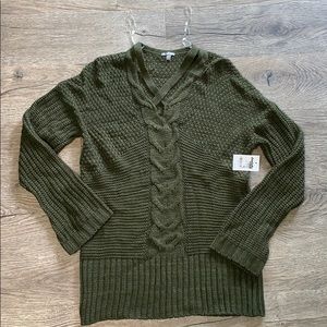 Charlotte Russe Army Green Sweater